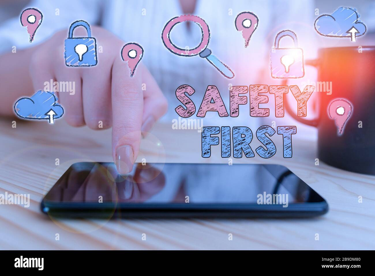 Safety first meaning warning prevention hires stock photography and
