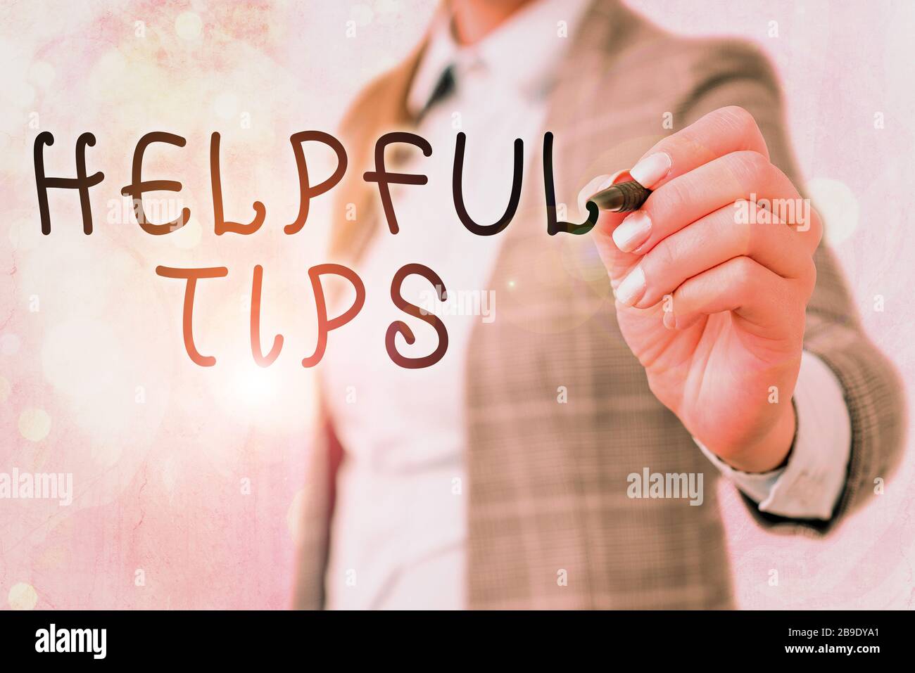 Word writing text Helpful Tips. Business photo showcasing advices given ...