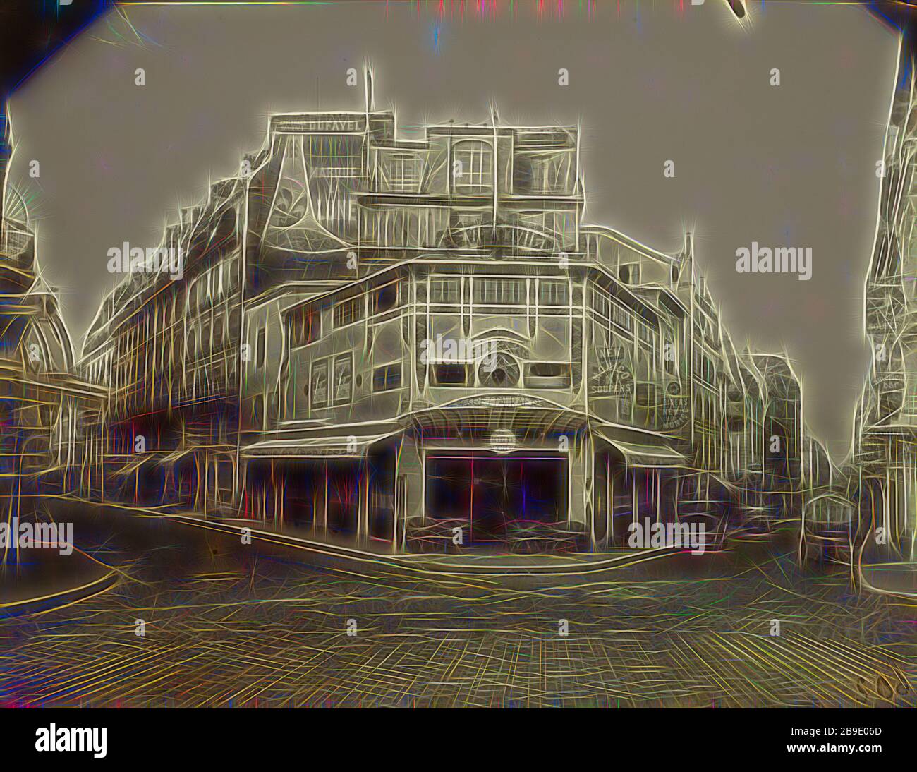 Place Pigalle, Eugène Atget (French, 1857 - 1927), Paris, France