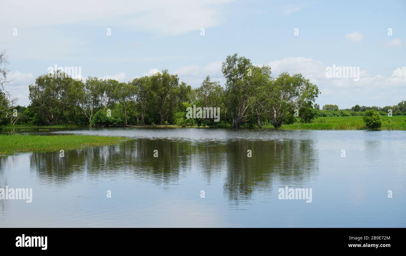 A sunny day in the Kakadu Nationalpark in the Northern Territory of Australia Stock Photo