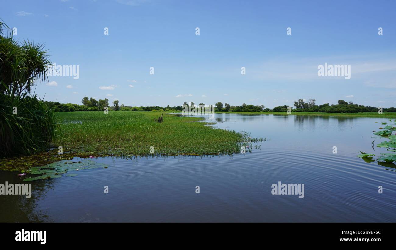 A sunny day in the Kakadu Nationalpark in the Northern Territory of Australia Stock Photo