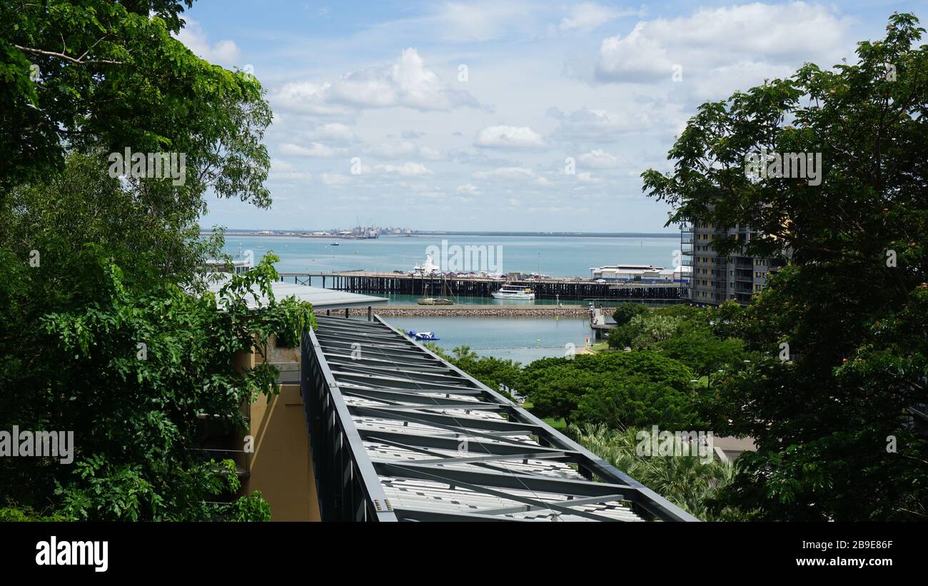 A beautiful Day captured in Darwin in the Northern Territories of Australia Stock Photo