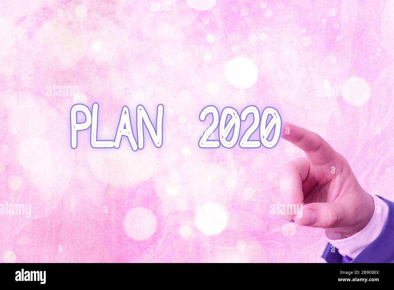 Writing note showing Plan 2020. Business concept for detailed proposal ...
