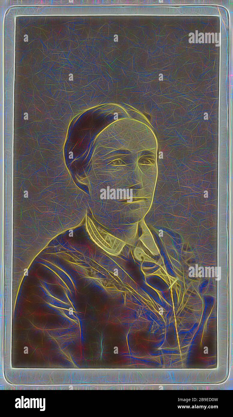 Bust length portrait of an woman, Hastings & White & Fisher, about 1880