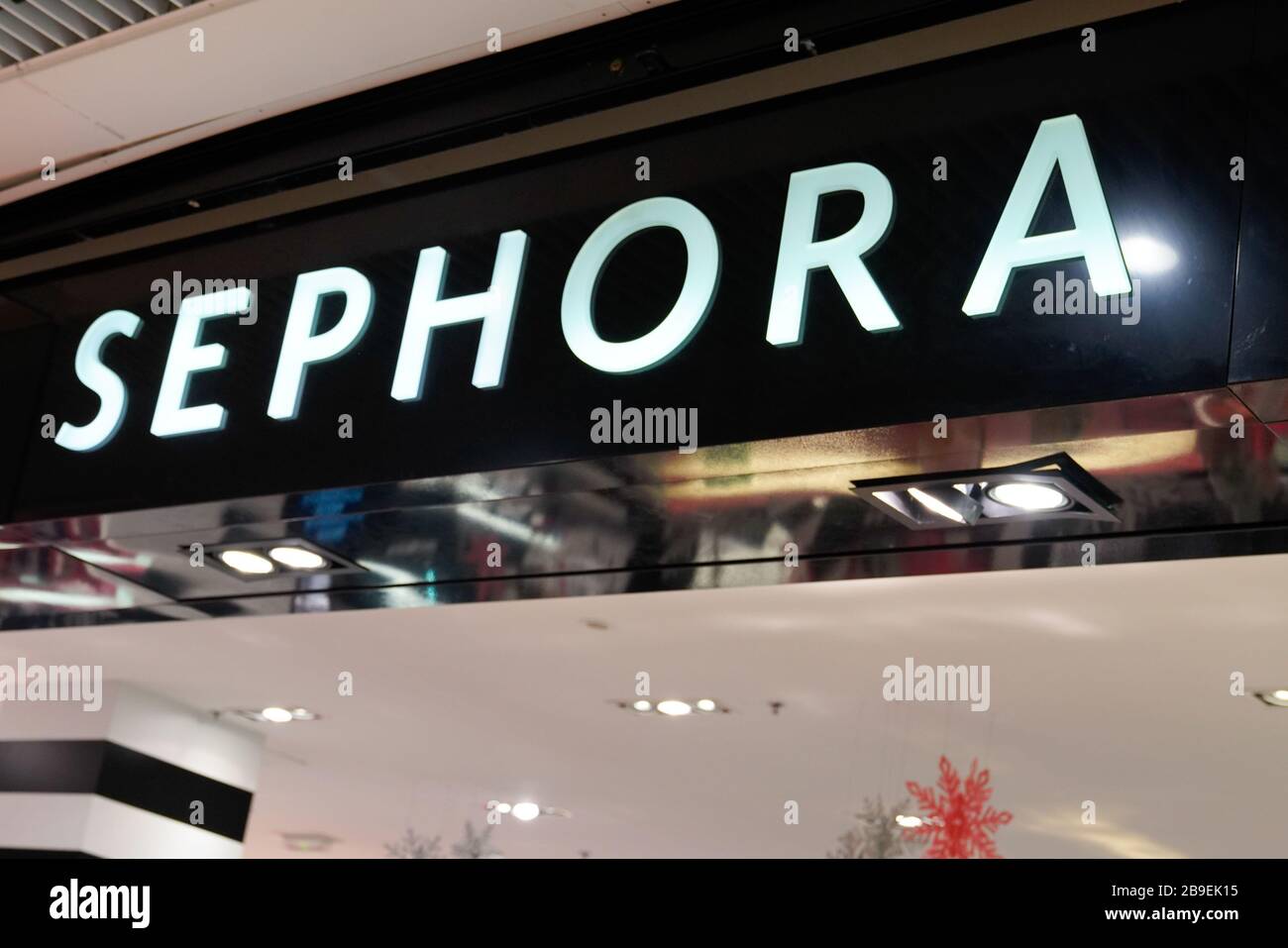 Luxury cosmetics product company sephora hires stock photography and