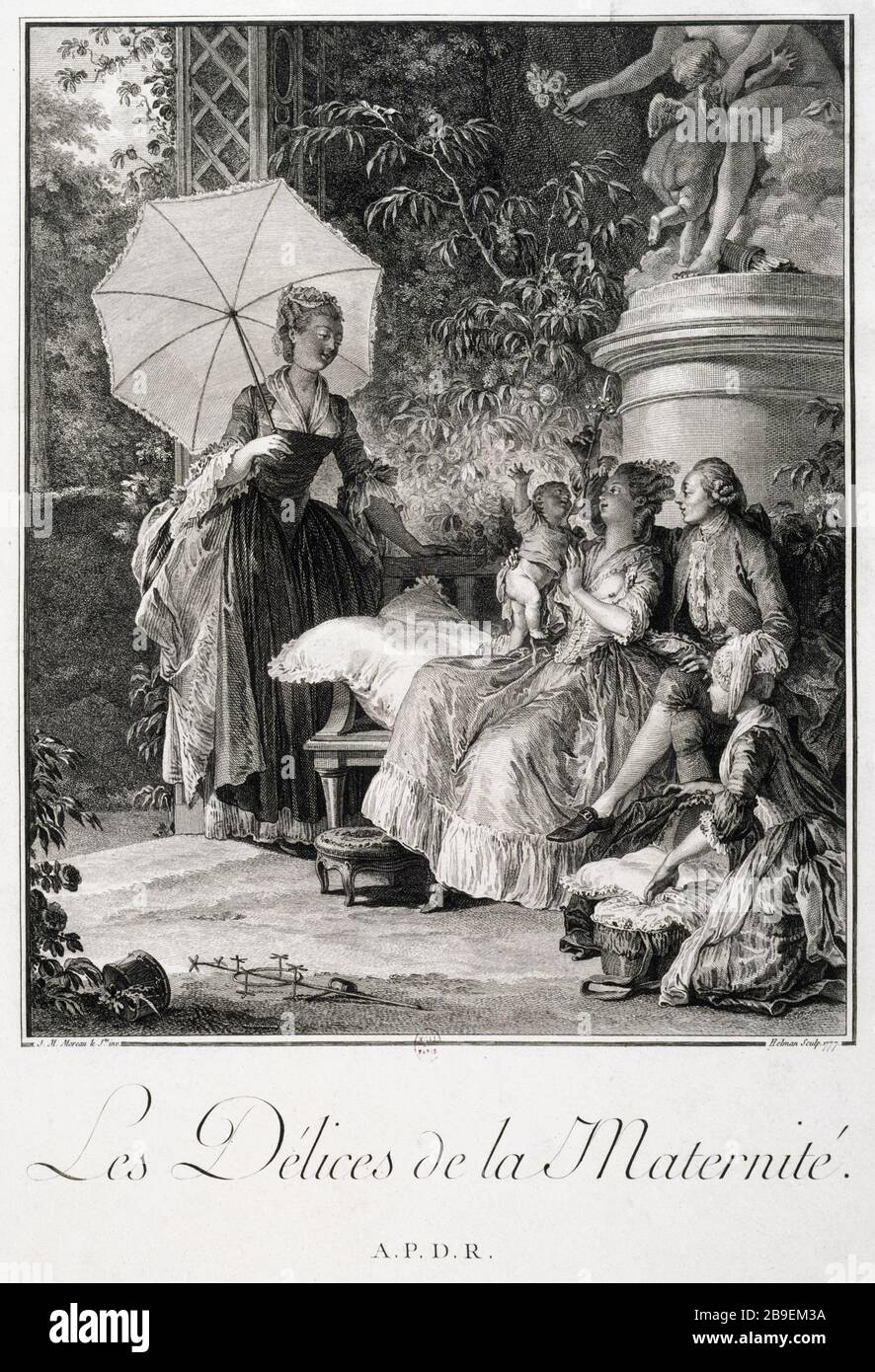 THE DELIGHTS OF MOTHERHOOD JeanMichel Moreau le Jeune (17411814) et