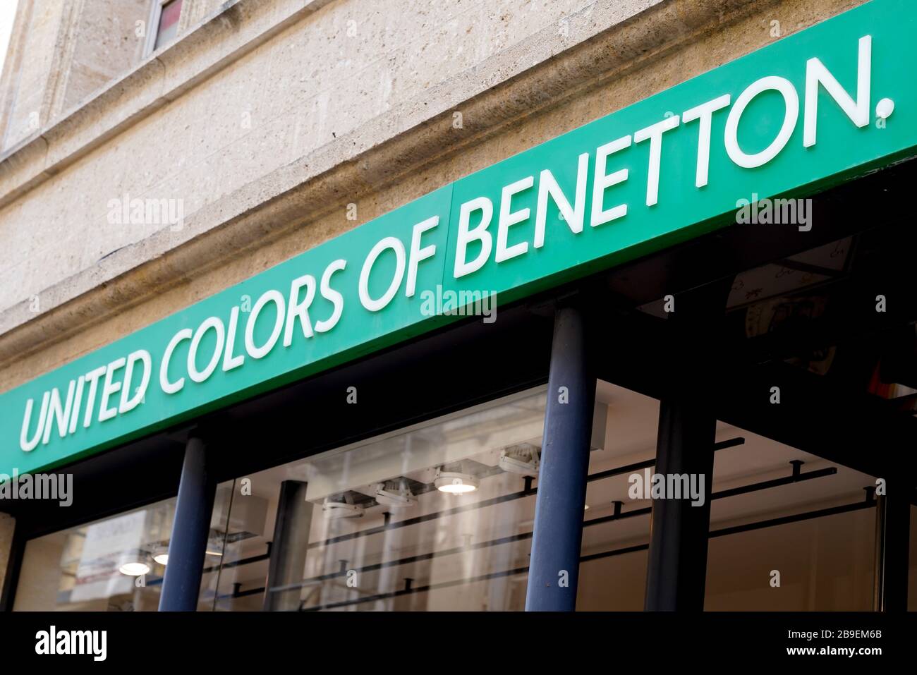 Benetton sign hi-res stock photography and images - Alamy