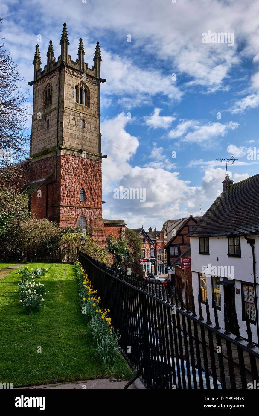 St Julian's Church, Shrewsbury, Shropshire Stock Photo