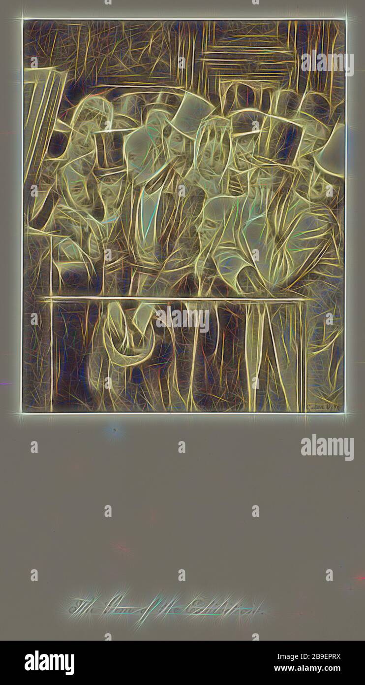 The Gem of the Exhibition, about 1865, Albumen silver print Stock Photo