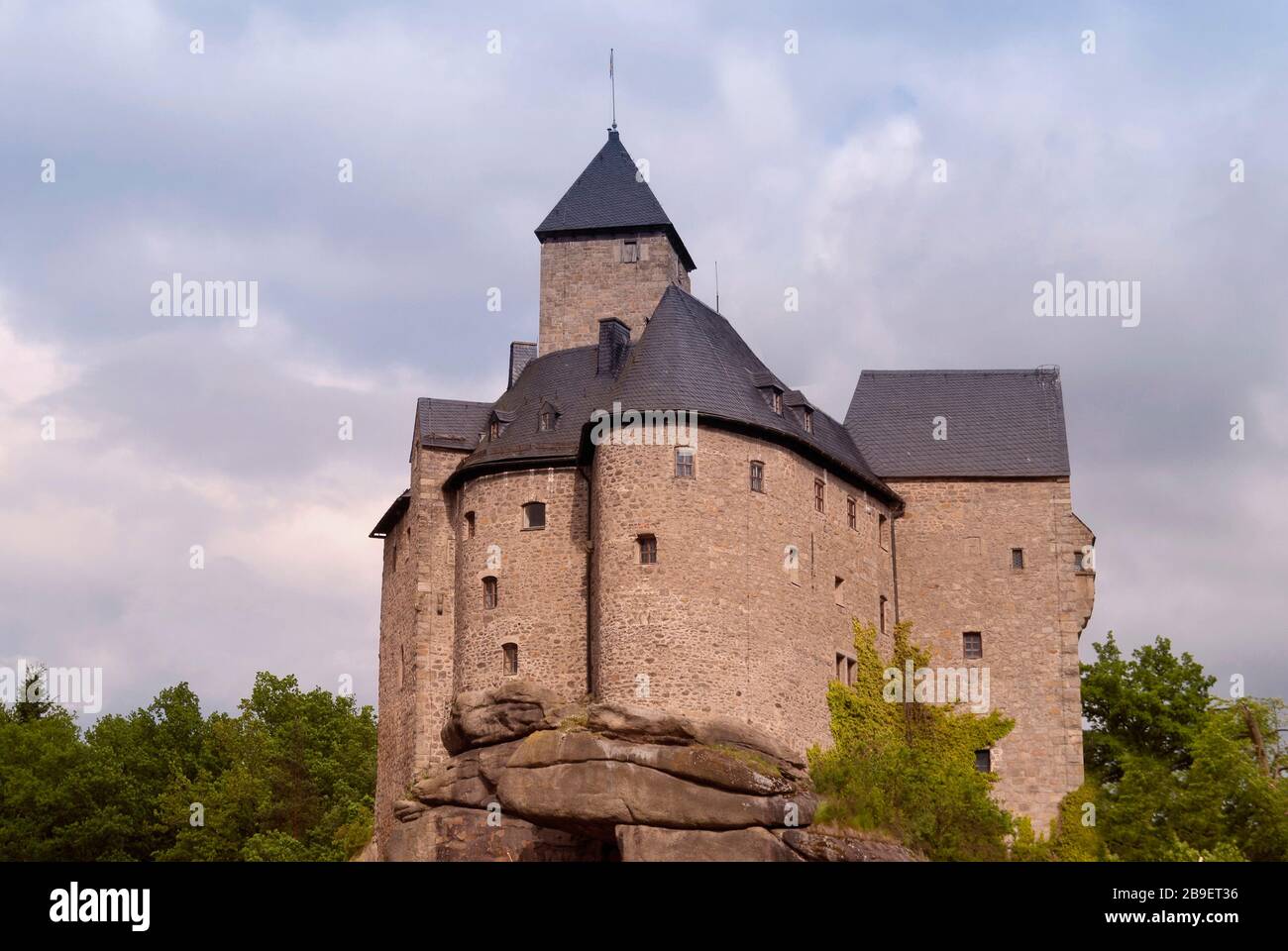 Castle of Falkenberg in Upper Palatinate in Germany Stock Photo