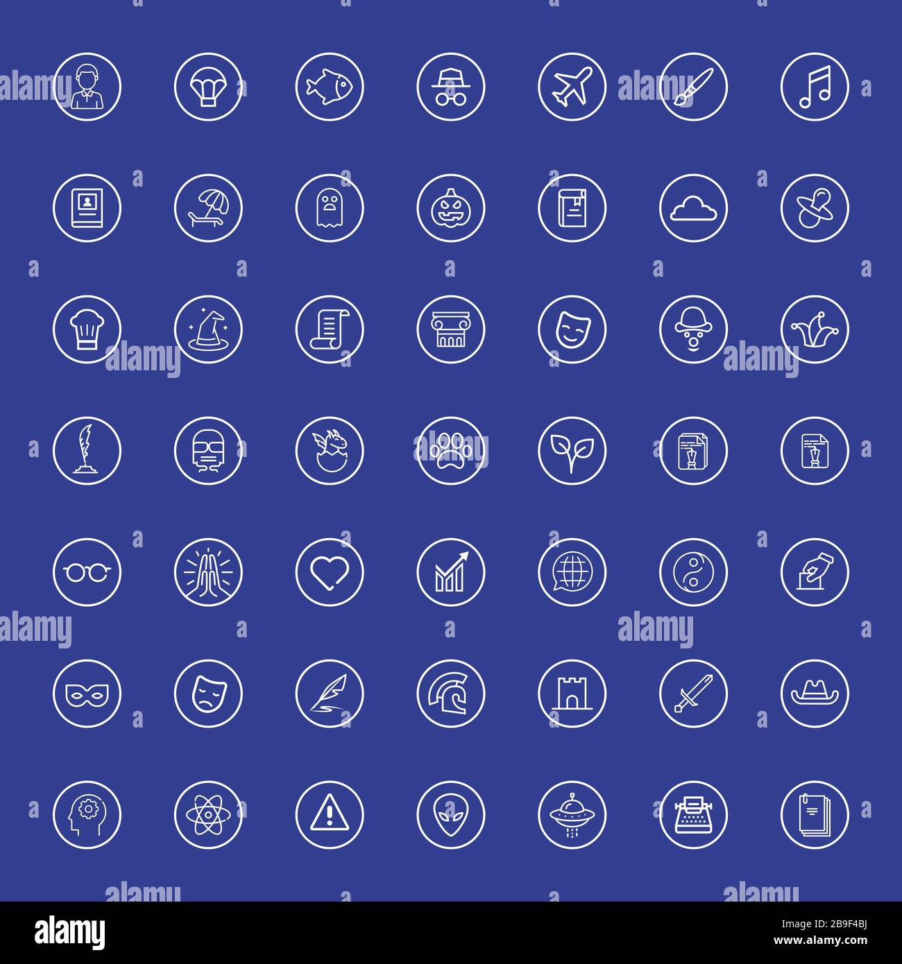Category Icons Ui Design App Vector Isolated Image Stock Vector Image Art Alamy