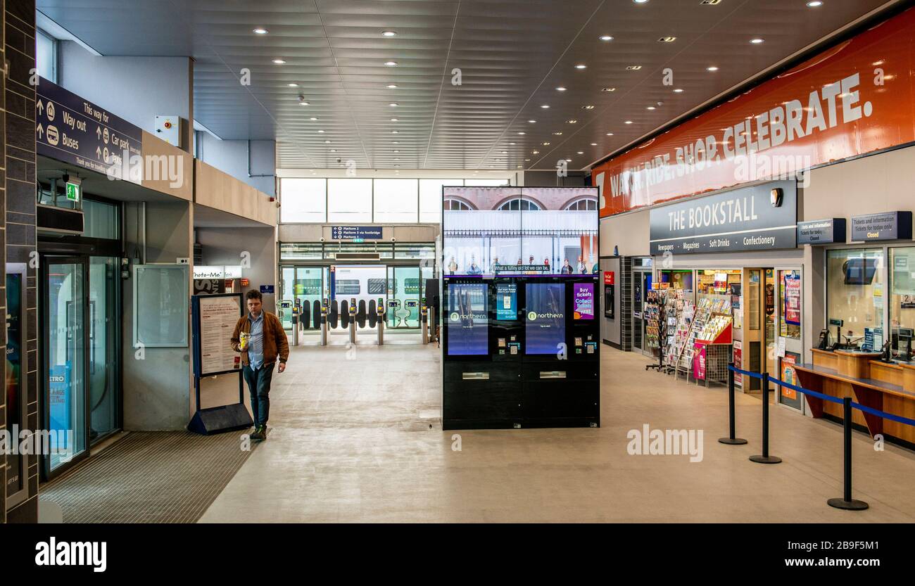 Harrogate, North Yorkshire, UK. 24th Mar, 2020. The morning after the