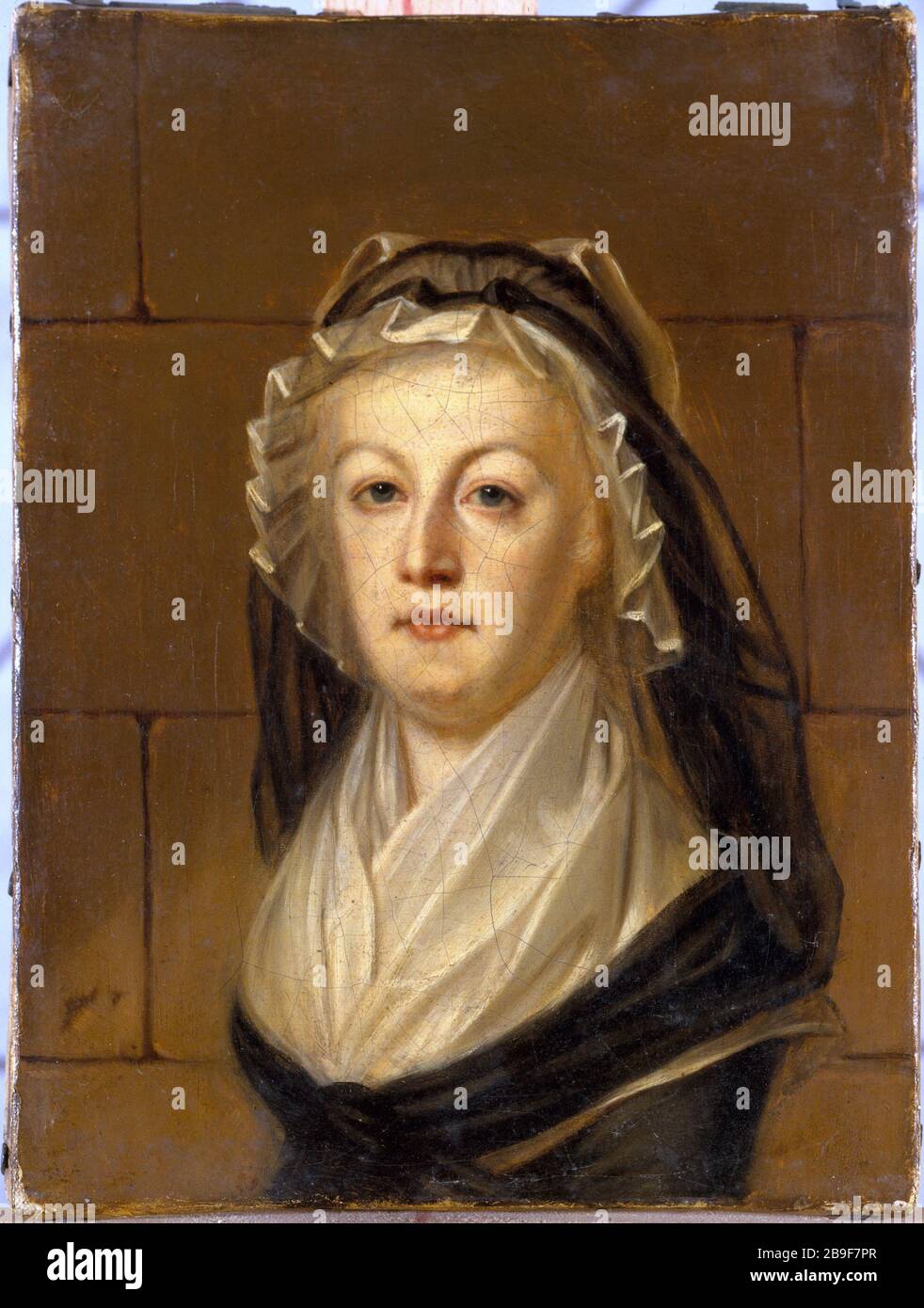 Marie Antoinette HALL D'après Alexandre Kucharski (1741-1819). 'Marie-Antoinette au Temple'. Huile sur toile. Paris, musée Carnavalet. Stock Photo