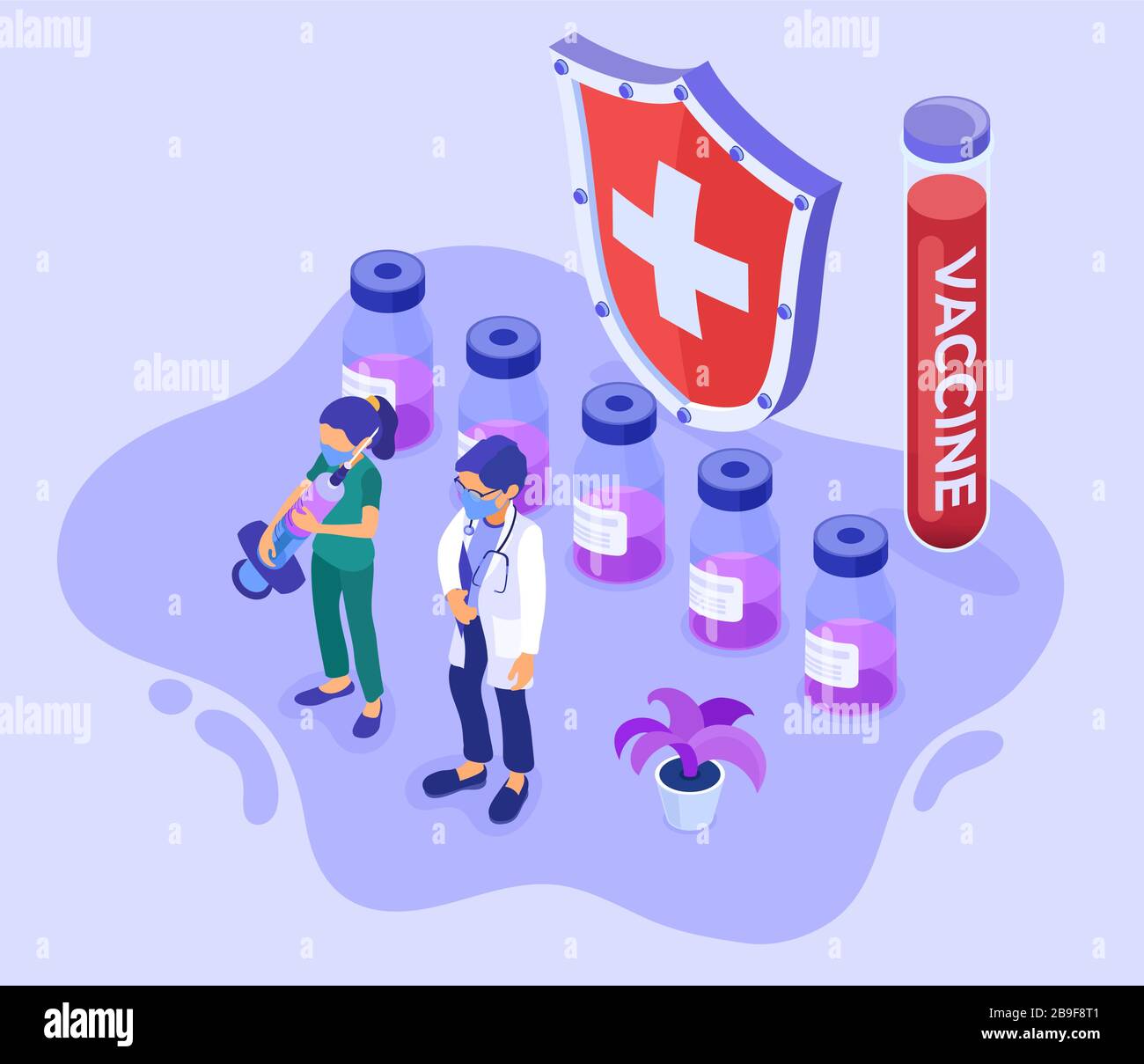 Stop 2019-nCoV Covid-19 Coronavirus Stock Vector