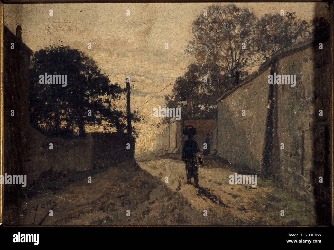 Rue Saint Vincent in Montmartre Edmond Charles Joseph Yon. La Rue Saint