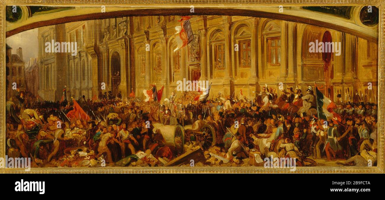 Lamartine drapeau rouge hi-res stock photography and images