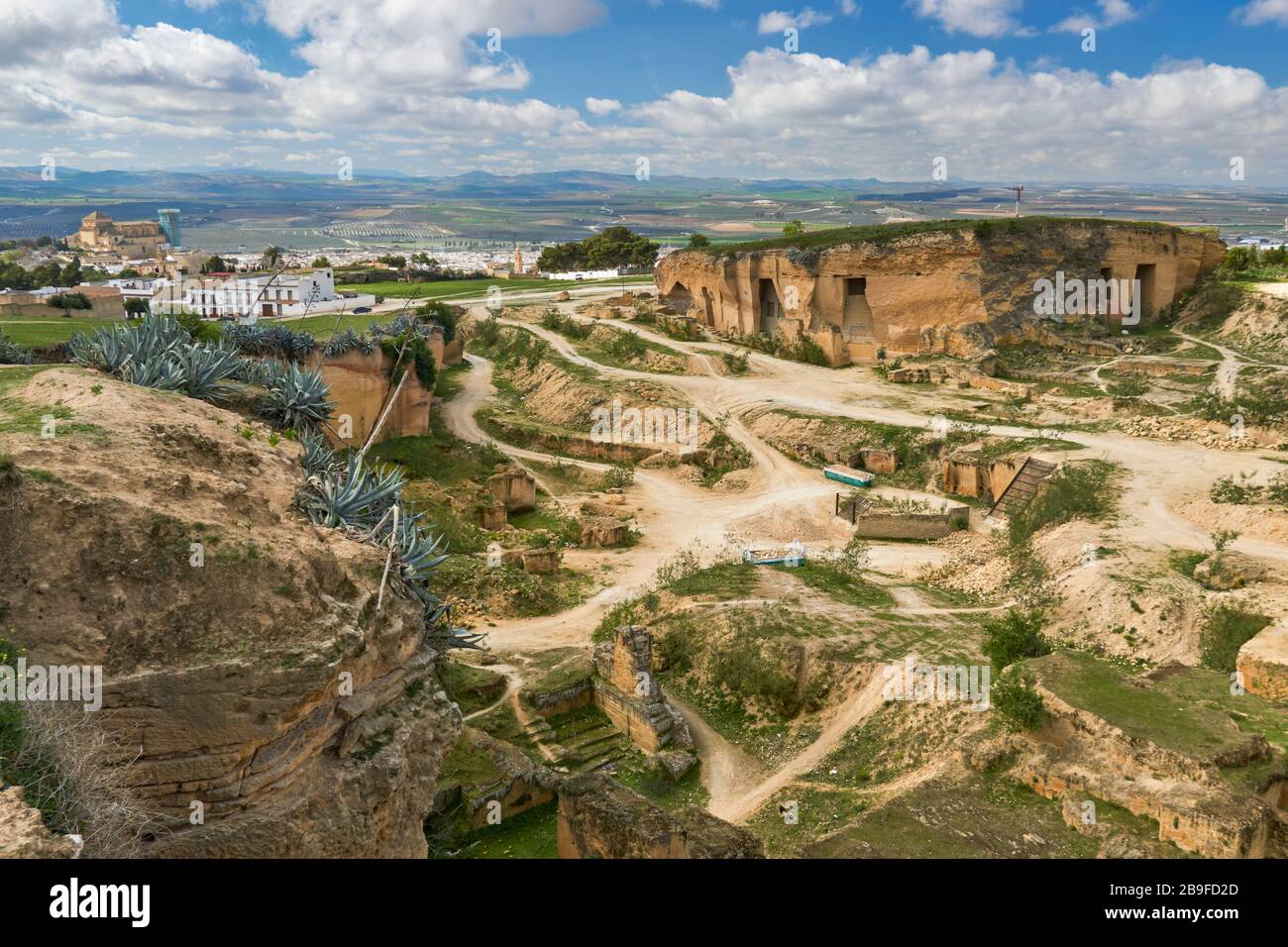 Old Osuna quarry, Seville. Spain Stock Photo