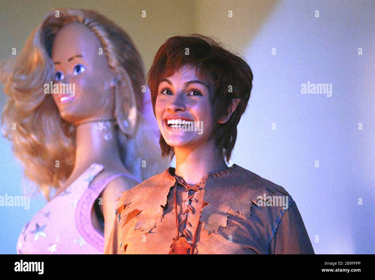 HOOK 1991  TriStar Pictures film with Julia Roberts as Tinker Bell Stock Photo