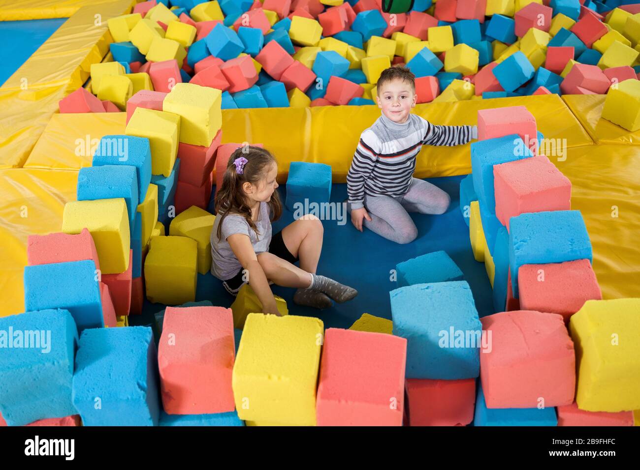 Foam Soft Blocks Playset Climbing Indoor Playground Children Kid Child Fun Play 