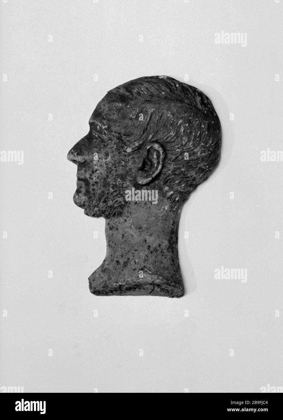 Profile Unknown Jean Pierre Dantan 1800 1869 Dit Dantan Le Jeune Profil D Inconnu Relief Terre Cuite 1853 Paris Musee Carnavalet Stock Photo Alamy
