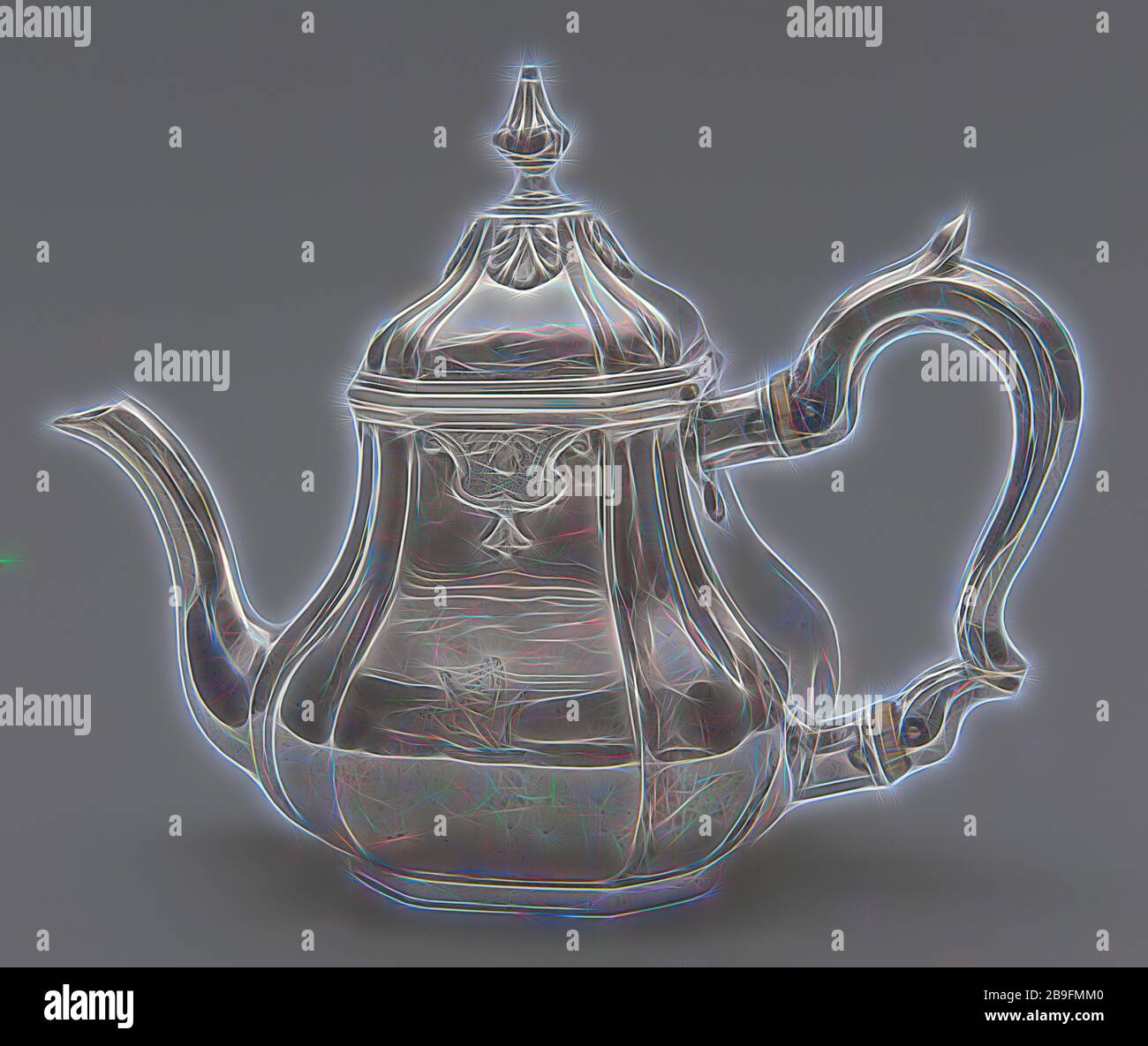 Silver teapot engraved hi-res stock photography and images - Alamy