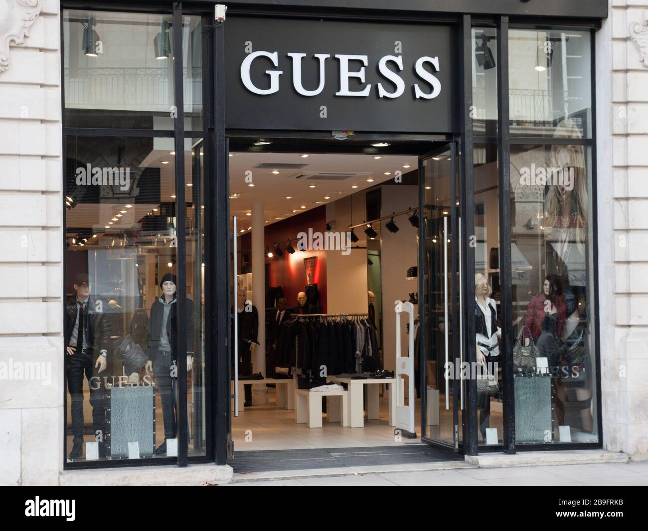 Guess Sign High Resolution Stock Photography and Images - Alamy