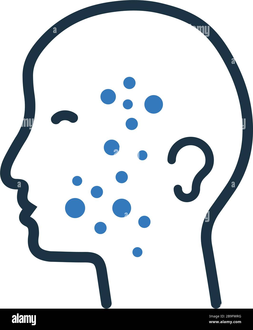 Dermatology problem Stock Vector Images - Alamy