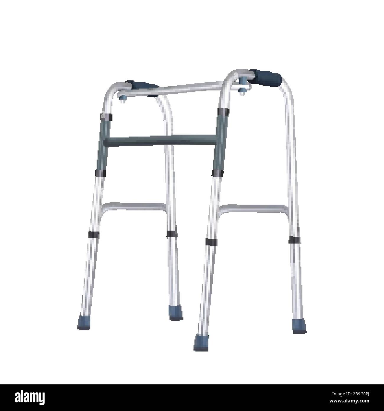 Crutch Medical Tool For Rehabilitation Vector Stock Vector Image & Art