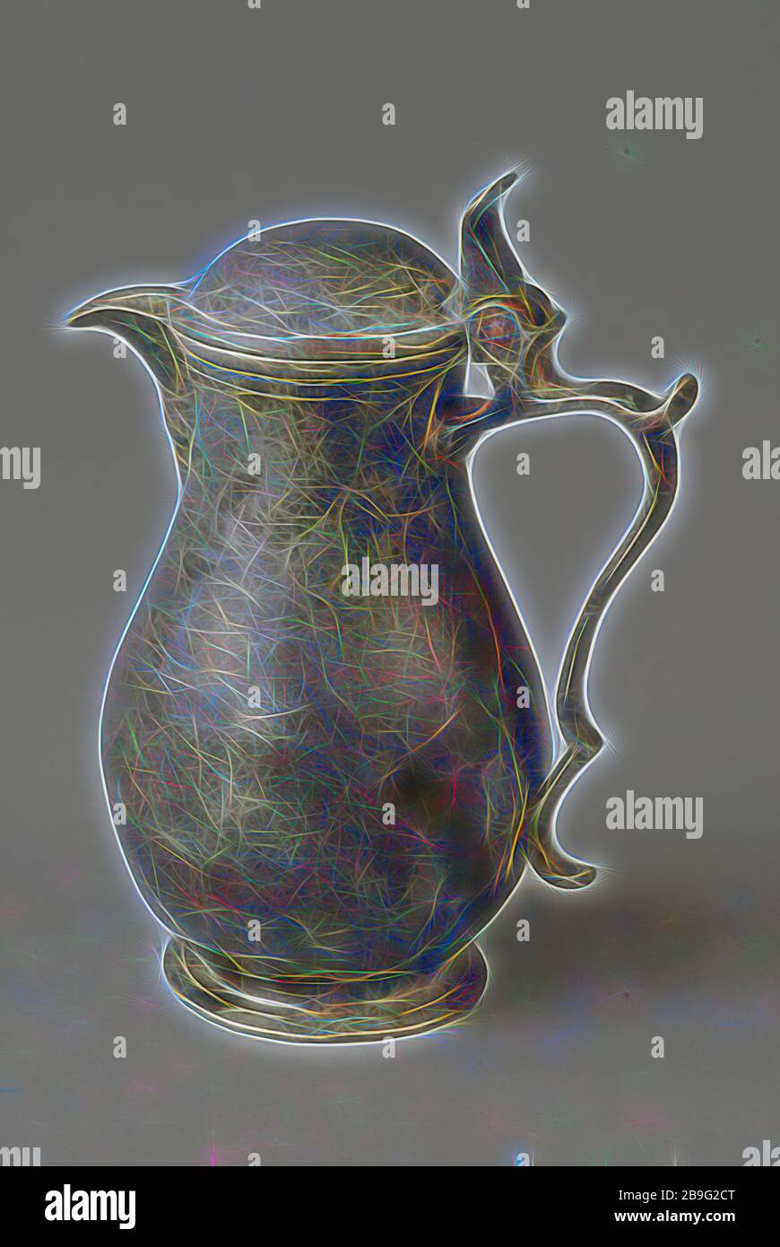 https://c8.alamy.com/comp/2B9G2CT/tinsmith-johannes-van-rees-pewter-jug-with-lid-snebkan-jug-crockery-holder-dolls-toy-relaxant-model-tin-cast-flat-bottom-with-booster-ring-convex-belly-upwards-narrowing-pouring-spout-through-hole-connected-to-the-body-bowl-lid-with-thumb-rest-and-one-piece-hinge-question-mark-shaped-ear-baluster-shaped-pouring-profile-and-profile-edge-at-the-top-can-be-placed-underneath-rotters-weapon-with-above-ivr-metal-casting-2B9G2CT.jpg