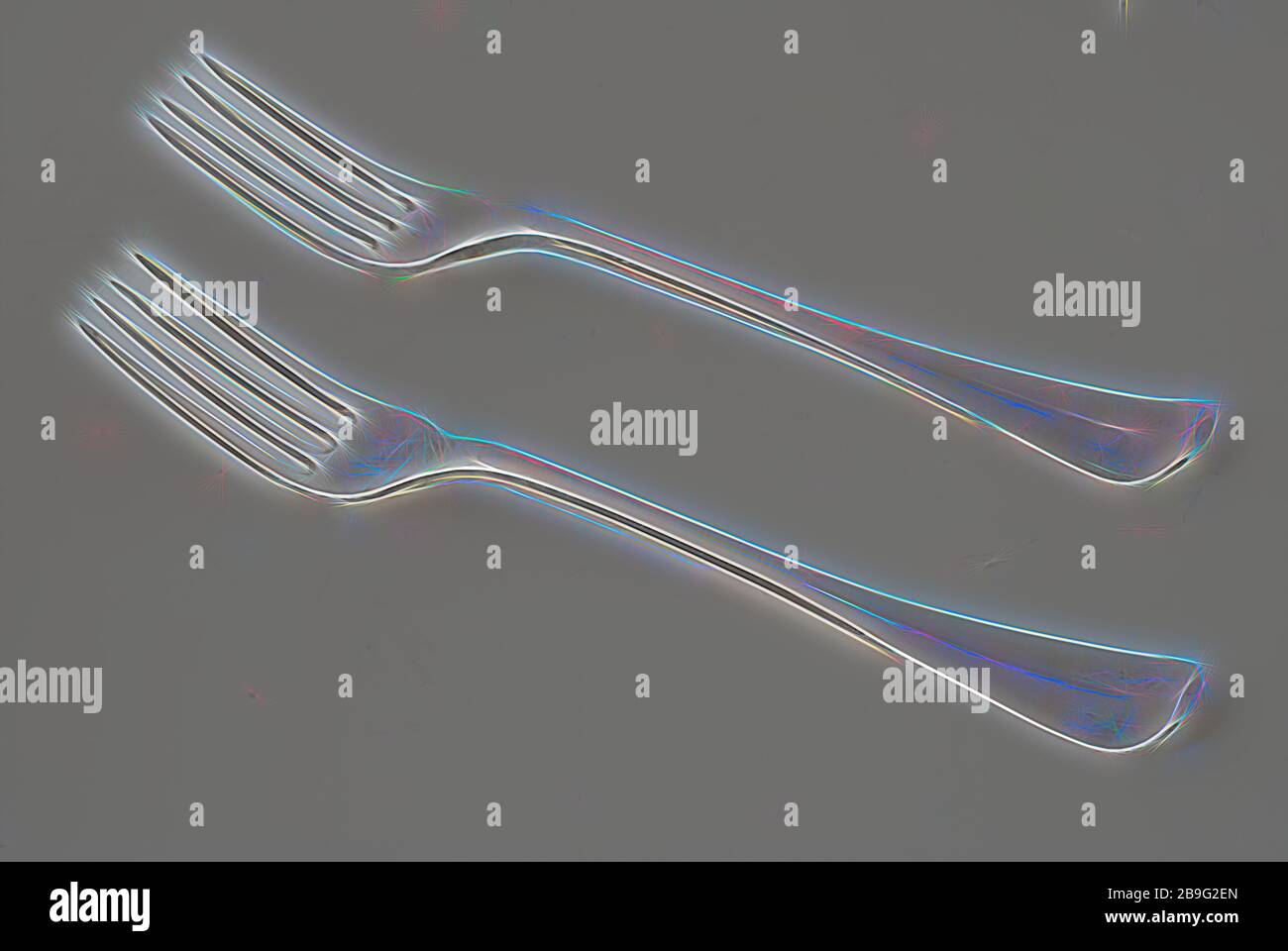 Louis de Haan, Two acid forks with four teeth, acid fork fork cutlery