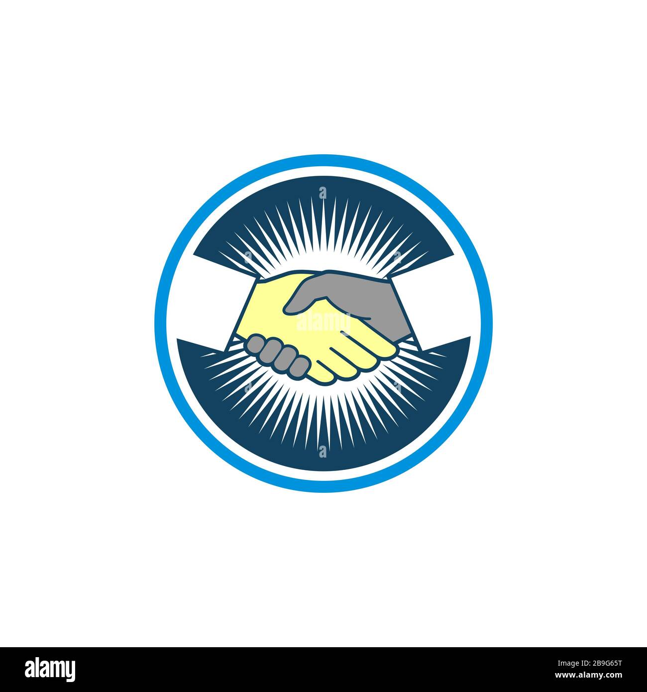 Handshake Logo Template Illustration Design. Vector EPS 10 Stock Photo ...