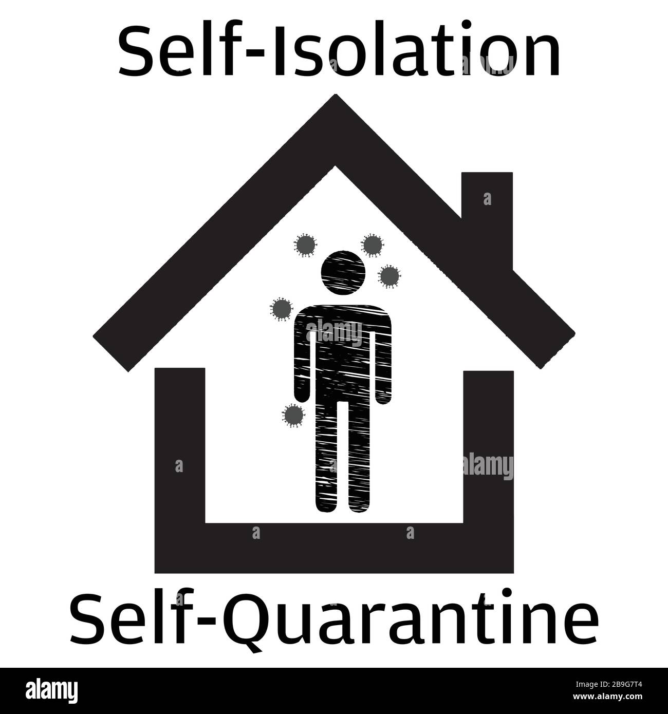 self isolation concept vector illustration Stock Vector Image & Art Alamy
