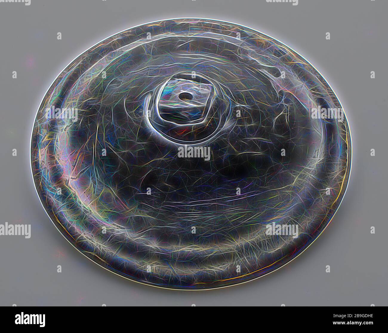 Fragment of foot and root stem of goblet, drinking glass drinking