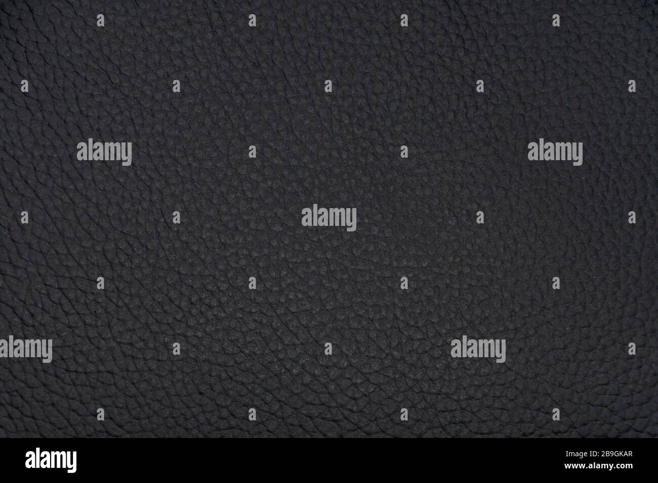 Black or dark brown leather close up texture or background Stock Photo