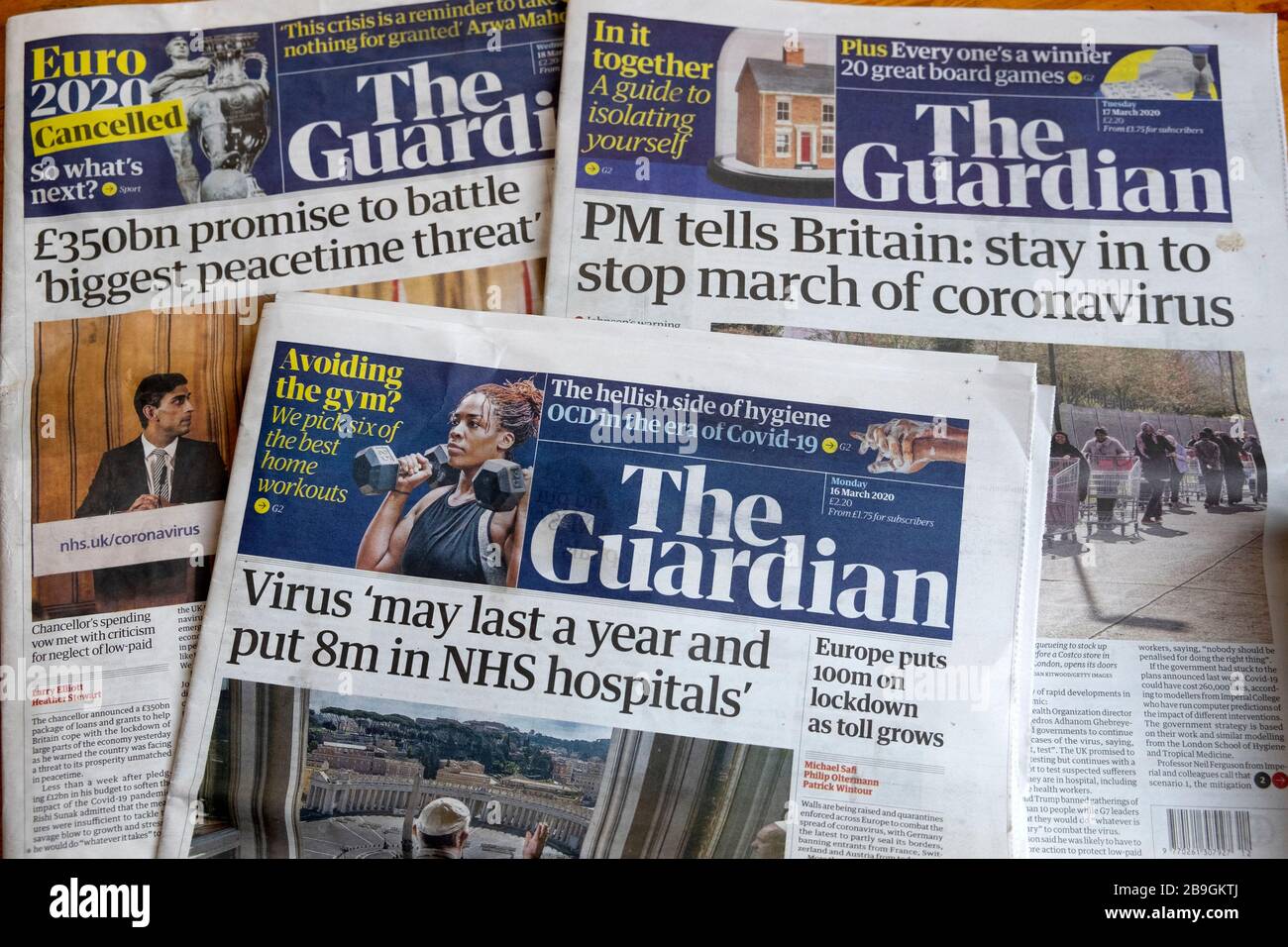 Virus May Last A Year And Put 8m In Nhs Hospitals And Various Front Pages Newspapers Headlines In The Guardian In March London England Uk Stock Photo Alamy Virus May Last A Year And Put 8m In Nhs Hospitals And Various Front Pages Newspapers Headlines In The Guardian In March London England Uk Stock Photo Alamy