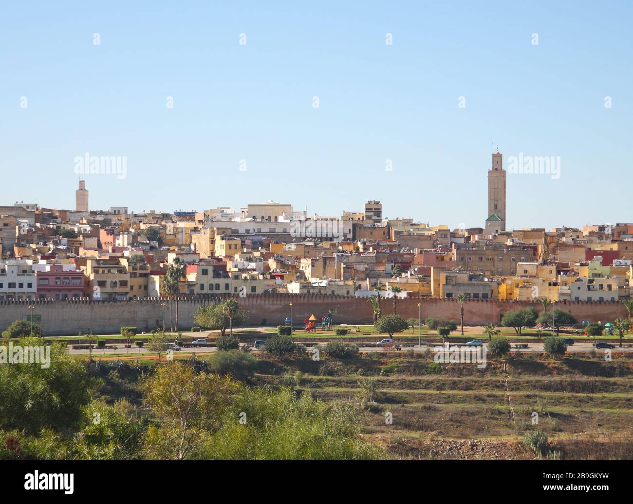 View of the Medina of Meknes, Morocco Stock Photo