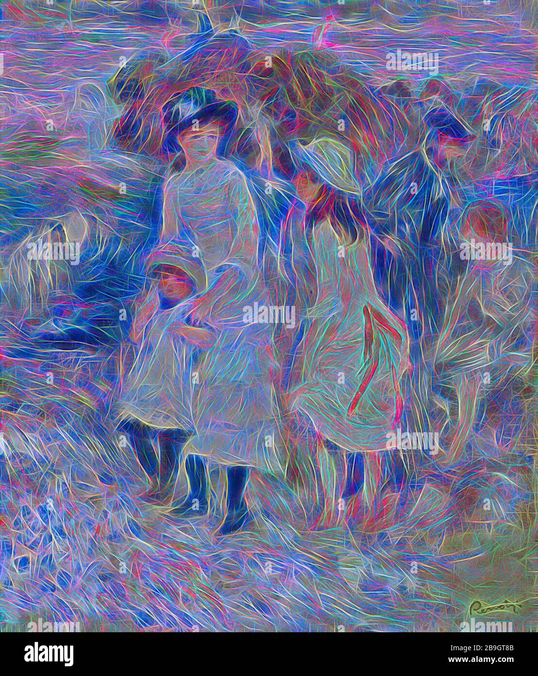 Renoir French Impressionist Fog On Guernsey ART