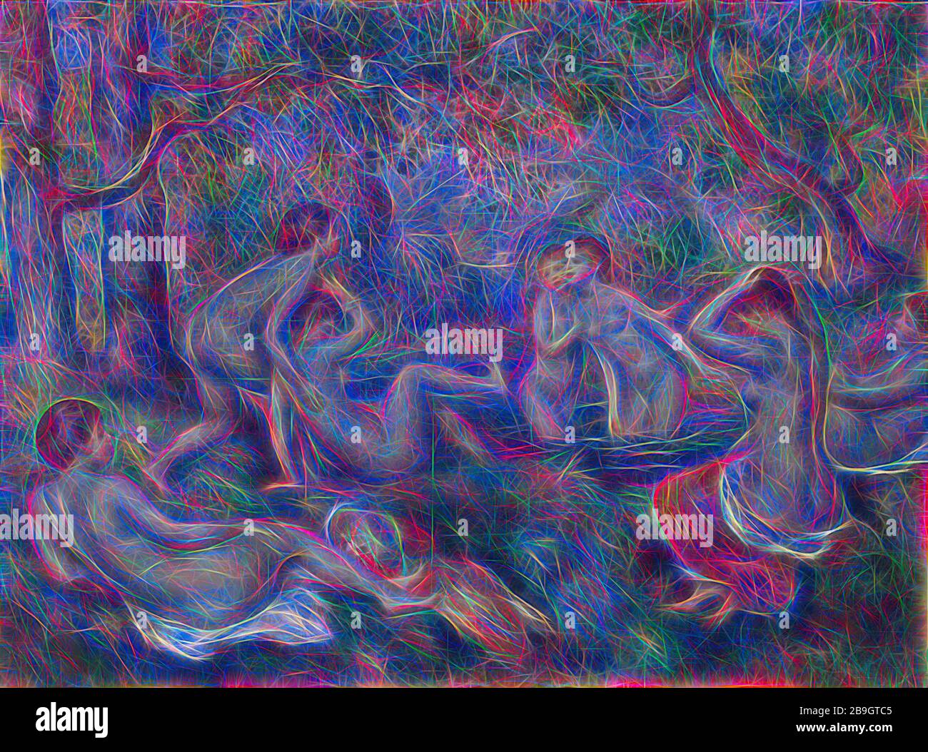 PierreAuguste Renoir Bathers in the Forest (Baigneuses dans la forêt