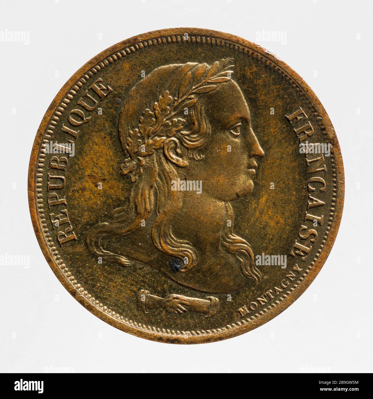Piefort to test the 20-franc piece of the Second Republic, 1848 Jean-Pierre  Montagny (1789-