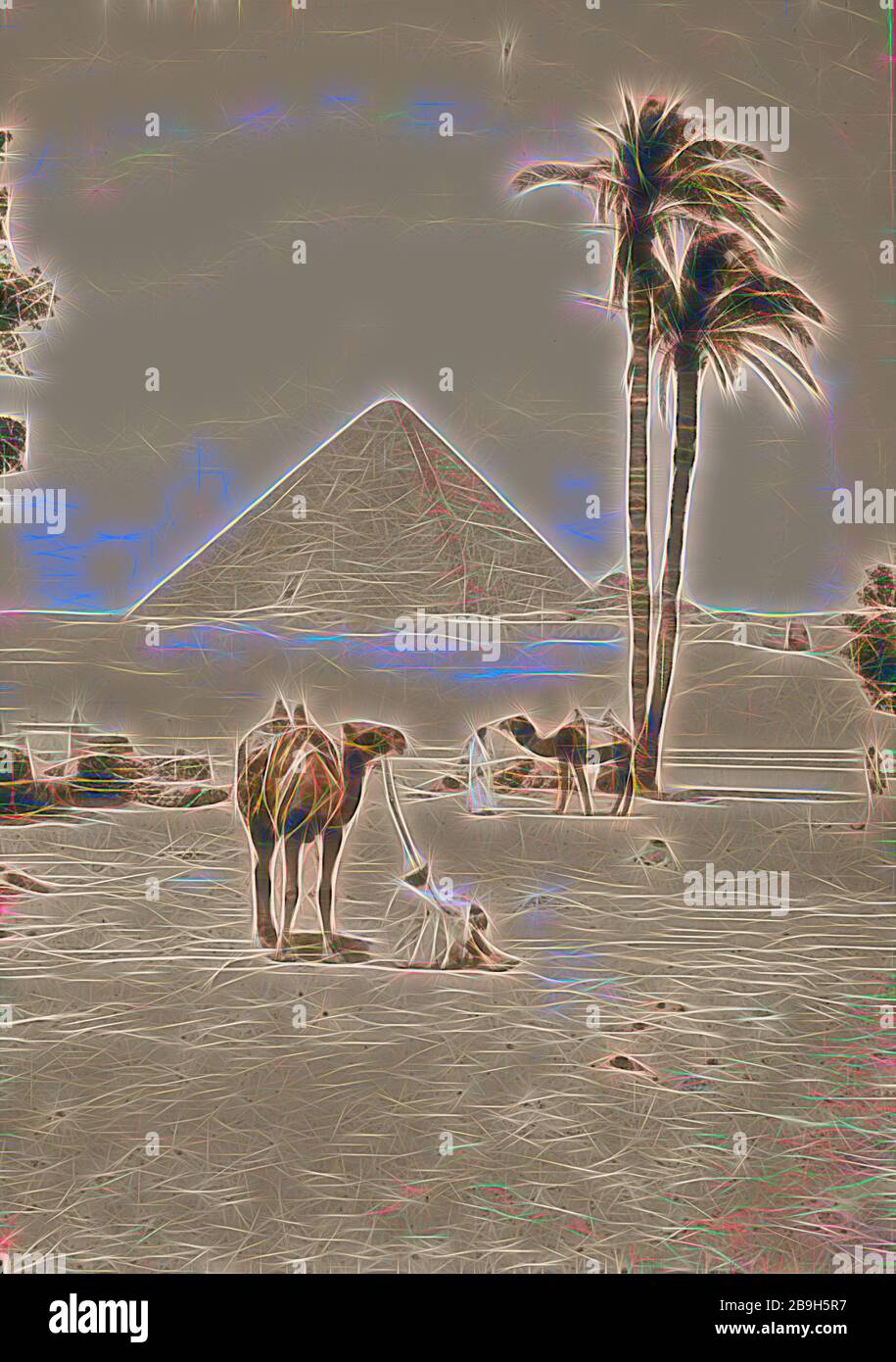 Egyptian views; The pyramids of Gizeh. Great Pyramid of Kheops [i.e ...