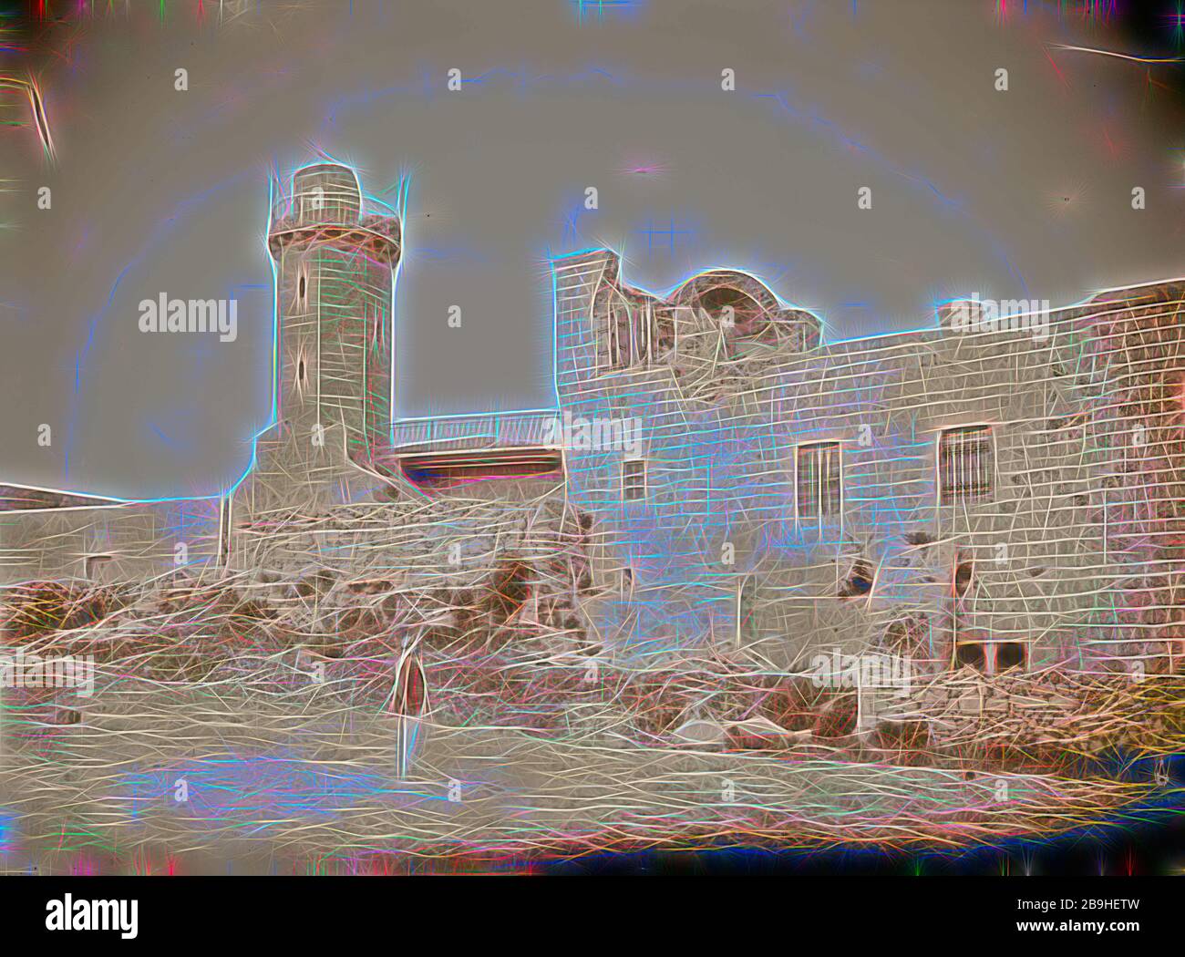 Palestine events. The earthquake of July 11, 1927. Partial collapse of