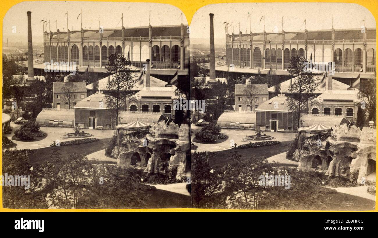 WORLD EXPO 1867 'Exposition Universelle de 1867'. Photographie. Paris, musée Carnavalet. Stock Photo