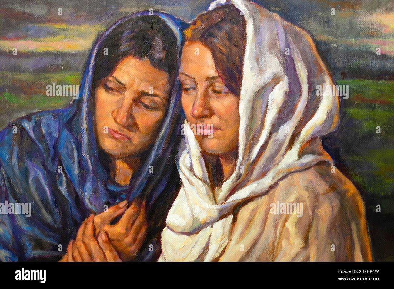 Painting church easel hi-res stock photography and images - Alamy