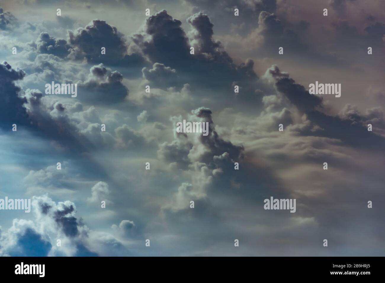 cloud and sky view from the window of an airplane Stock Photo - Alamy