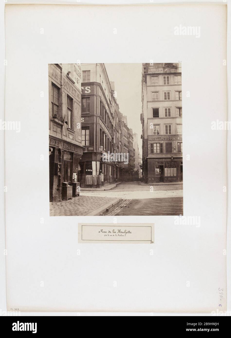 RUE DE LA HUCHETTE VIEW TAKING THE STREETS OF BUCHERIE, 5TH DISTRICT
