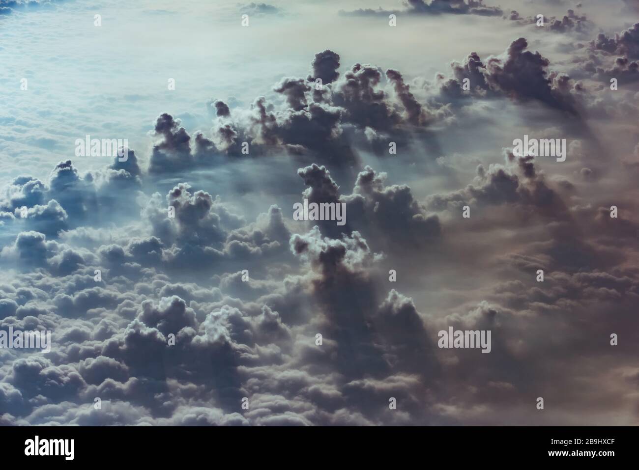 cloud and sky view from the window of an airplane Stock Photo - Alamy