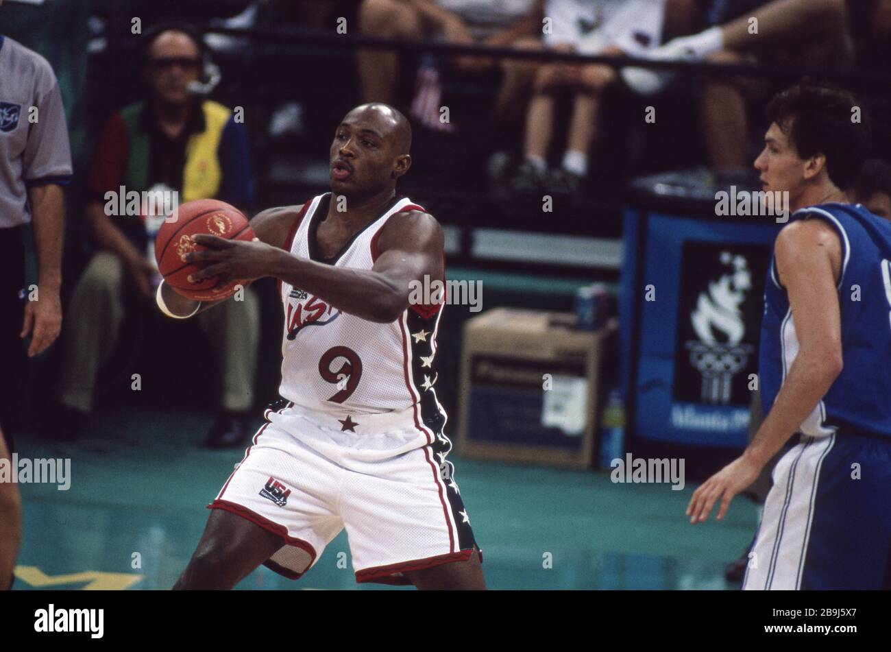 firo Jul 22, 1996 Sports, basketball, men, men's Olympics, Summer