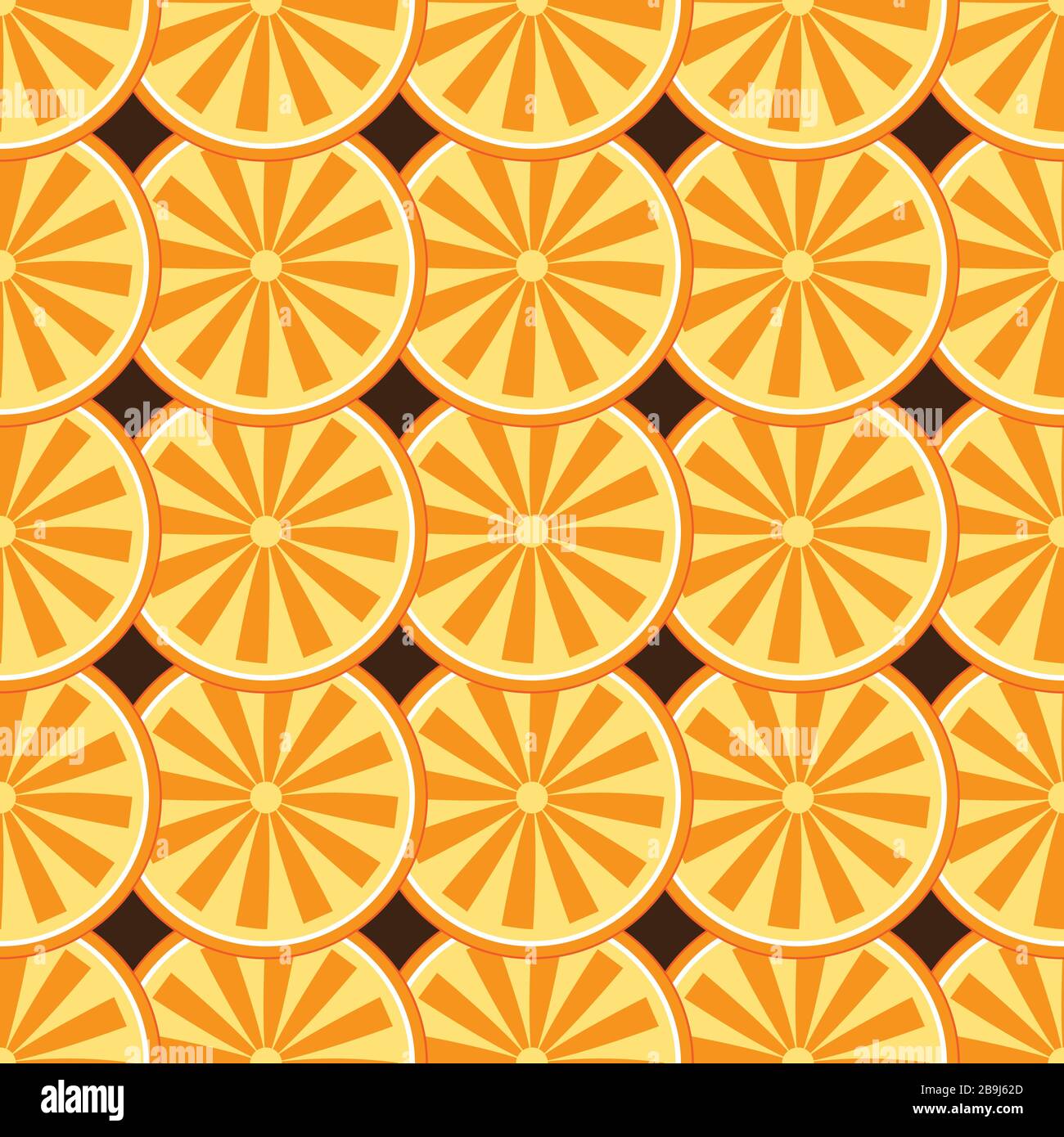 Orange fruit seamless brown pattern Stock Vector Image & Art - Alamy