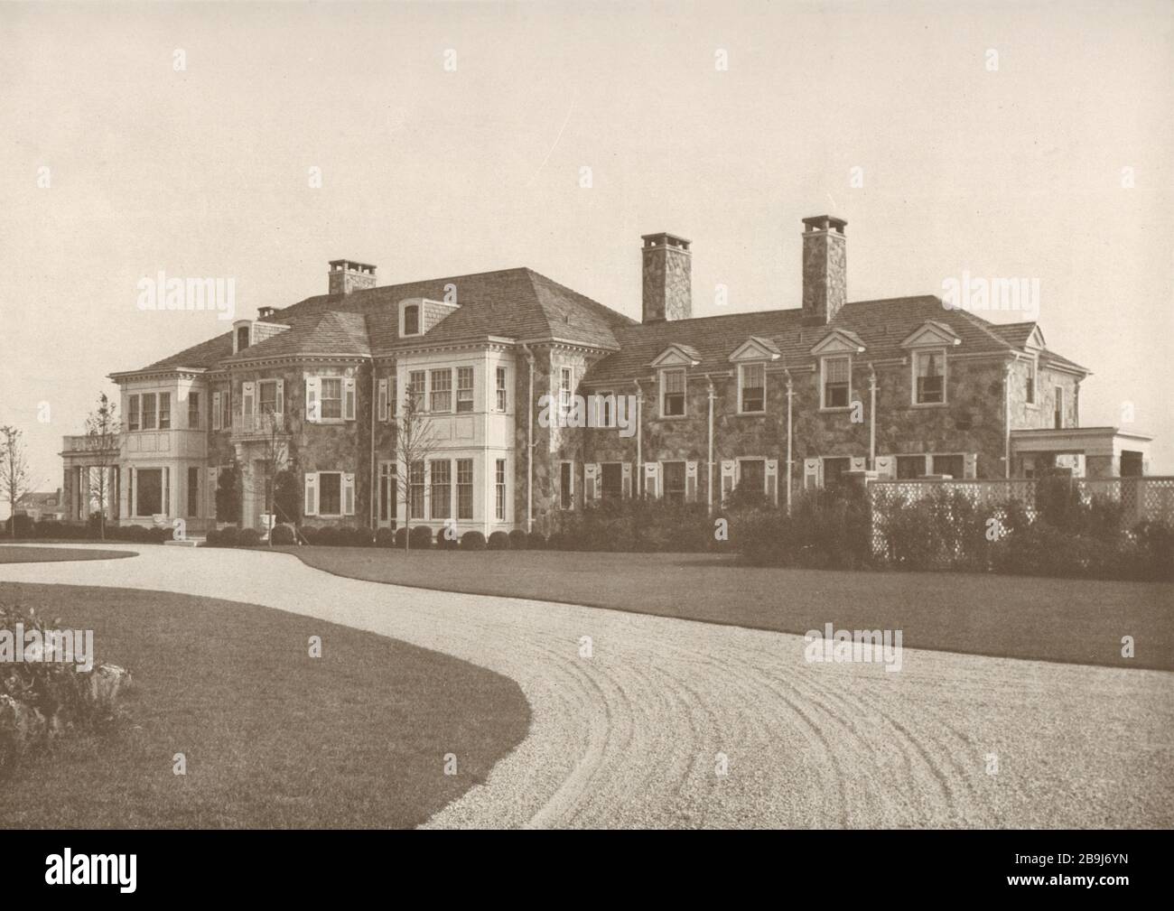 Main front, residence, Earle P. Charlton, Westport Harbor