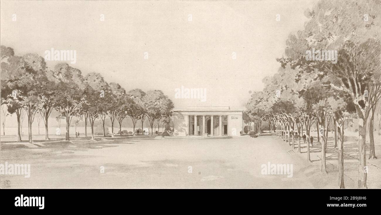 Roosevelt Memorial Park plans, Oyster bay, New York. Electus D